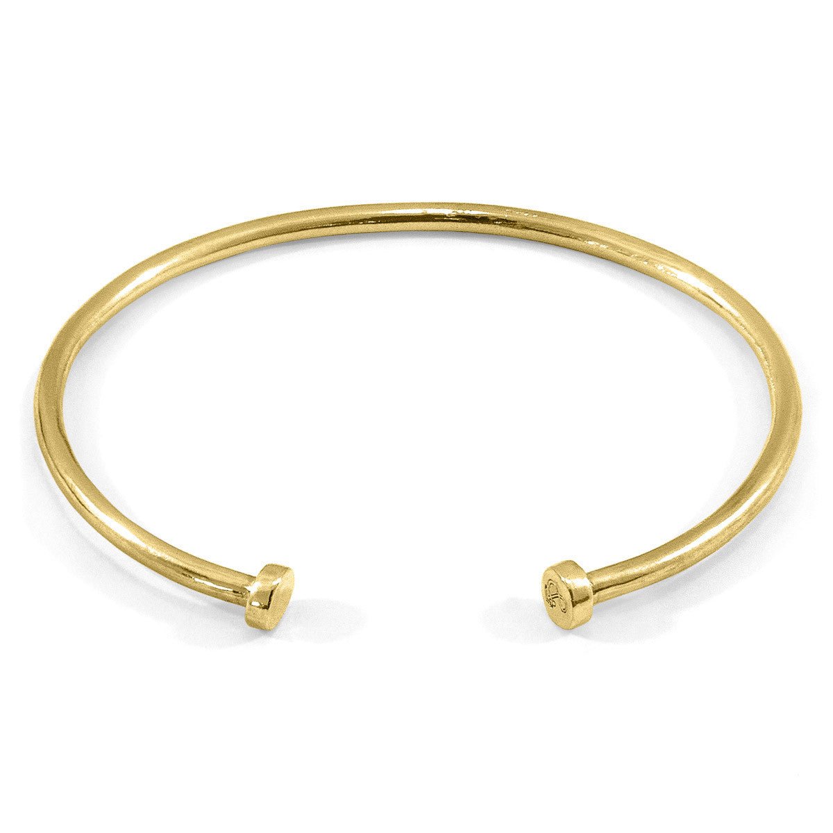 Brazalete oro amarillo 9 quilates diseño redondo minimalista Jewelry & Accessories - Fine Jewelry - Bracelets & Bangles | Zulter VIP .