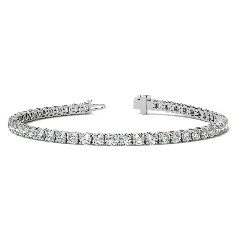 Star Project - Bracelet exclusif de 6ctw Moissanite en or 14K (blanc-jaune-rose)
