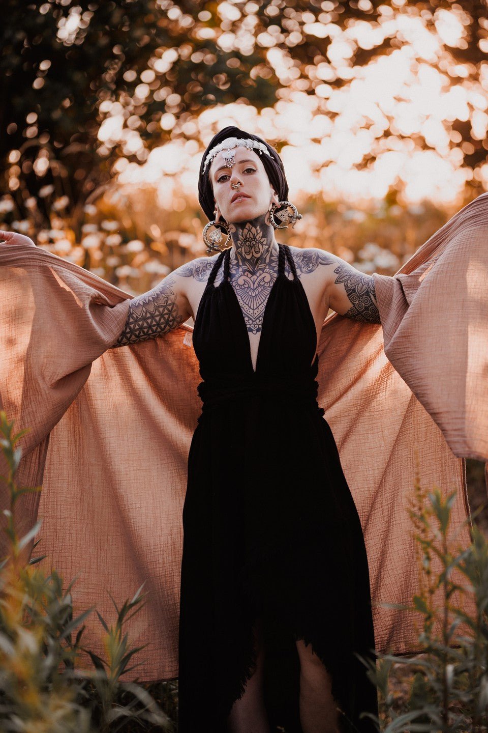 Caftán Nómada de Algodón 100% – Estilo Bohemio, Ligero y Atemporal Women's Fashion - Women's Clothing - Hoodies & Sweatshirts | Zulter VIP