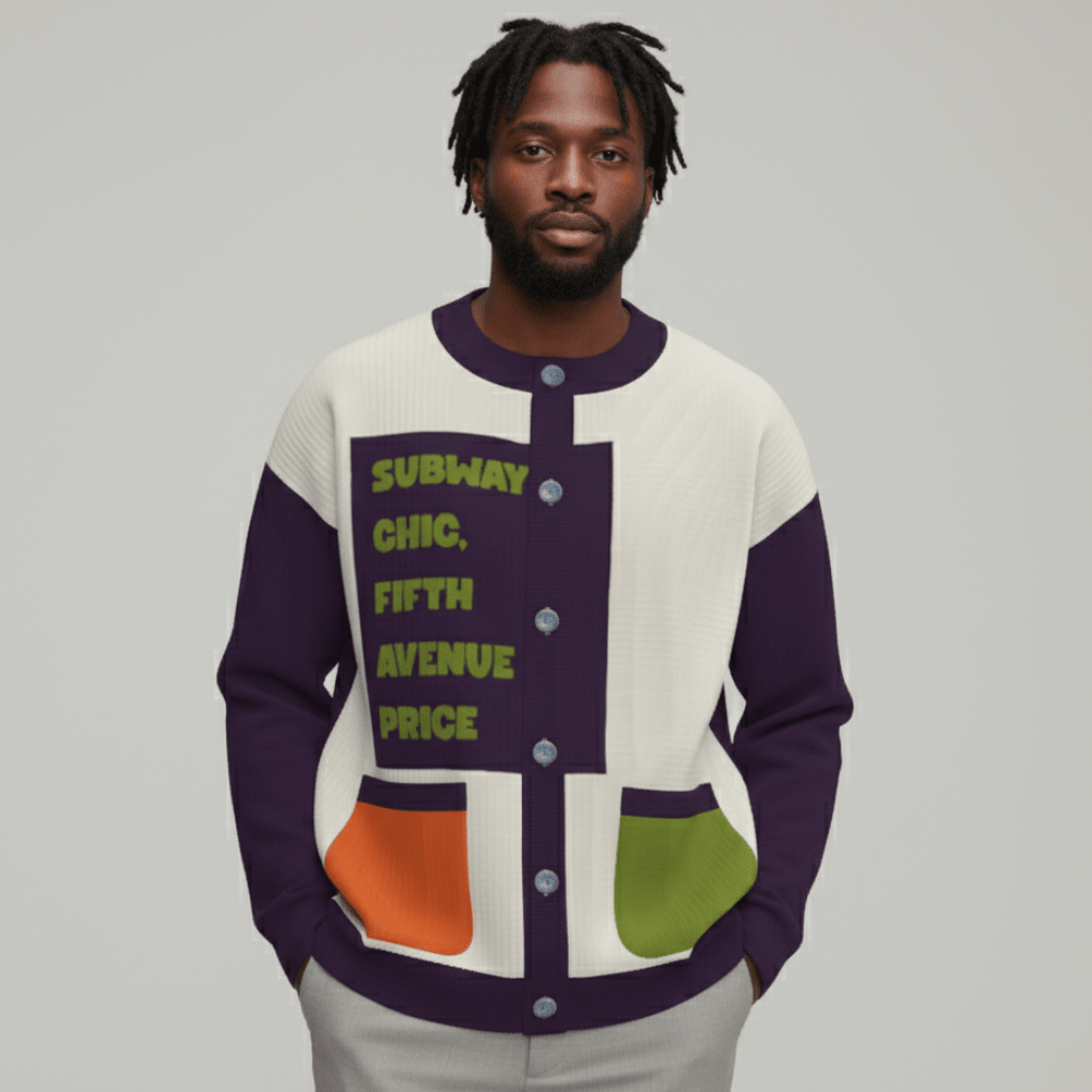 Cárdigan premium de cachemir con diseño urbano exclusivo Men's Fashion - Men's Clothing - Hoodies & Sweatshirts | Zulter VIP .