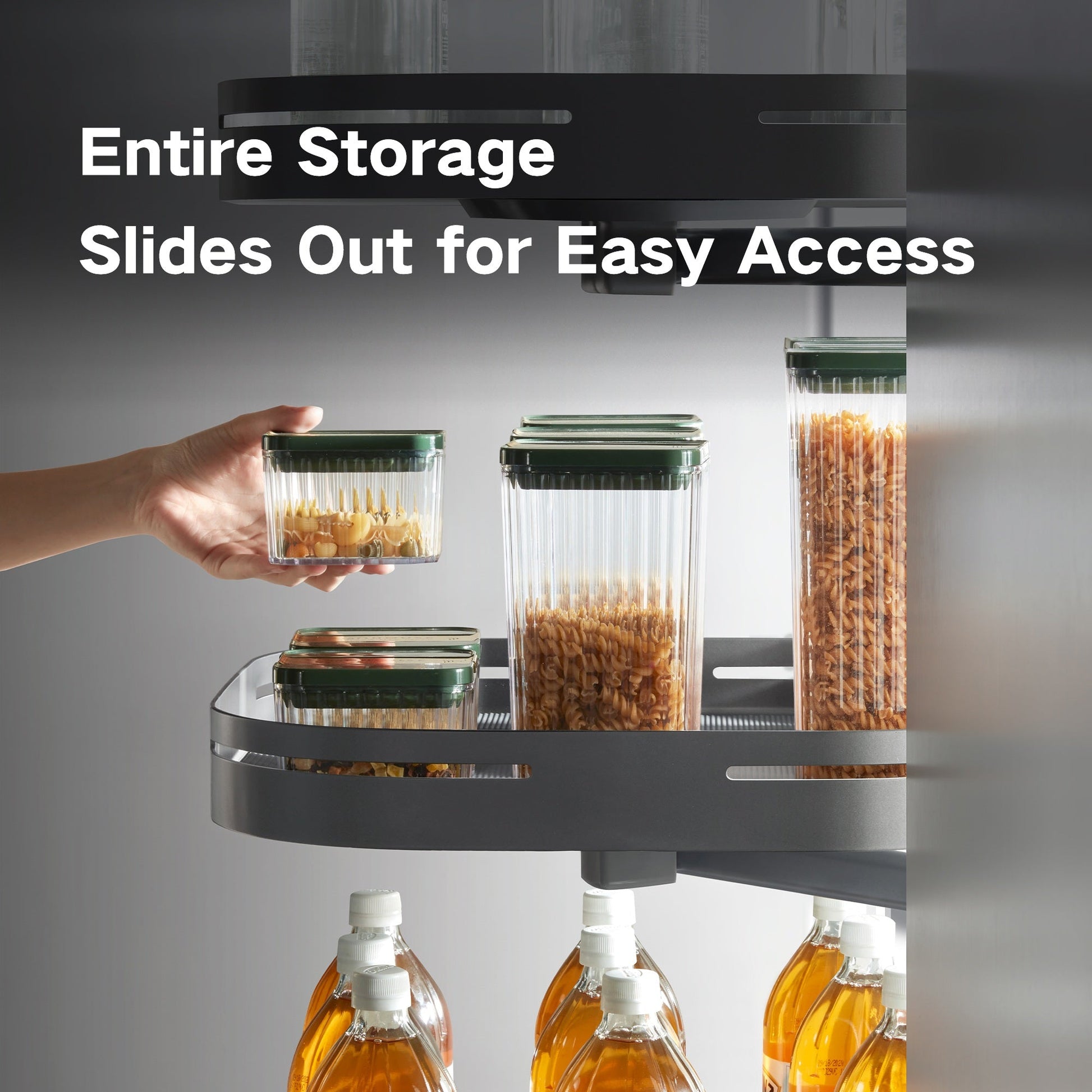 Cesta extraíble ajustable Tourbillon de 6 estantes para armario alto con diseño giratorio 360° Home & Garden - Home Storage & Organization - Kitchen Storage & Organization | Zulter VIP .