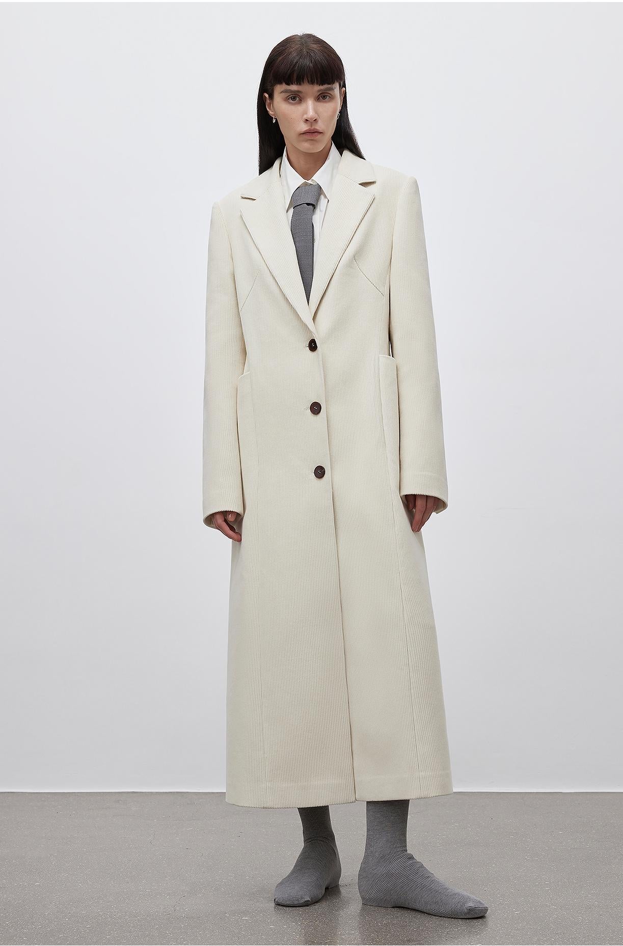 Chaleco de pana con bolsillos tridimensionales Women's Fashion - Women's Clothing - Jackets & Coats - Real Fur | Zulter VIP