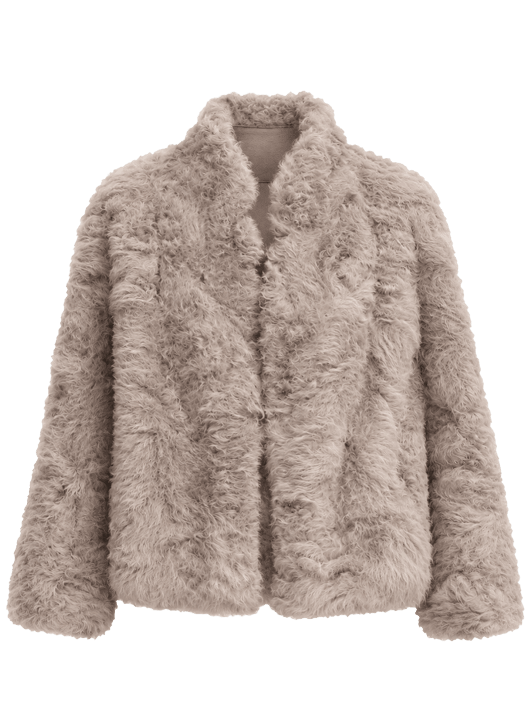 Chaqueta Corta de Piel de Oveja Natural para Mujer Fireladyfur Young Hu – Cuello Convertible Women's Fashion - Women's Clothing - Jackets & Coats - Real Fur | Zulter VIP .