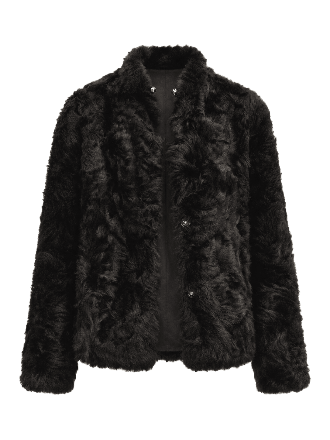 Chaqueta Corta de Piel de Oveja Natural para Mujer Fireladyfur Young Hu – Cuello Convertible Women's Fashion - Women's Clothing - Jackets & Coats - Real Fur | Zulter VIP .