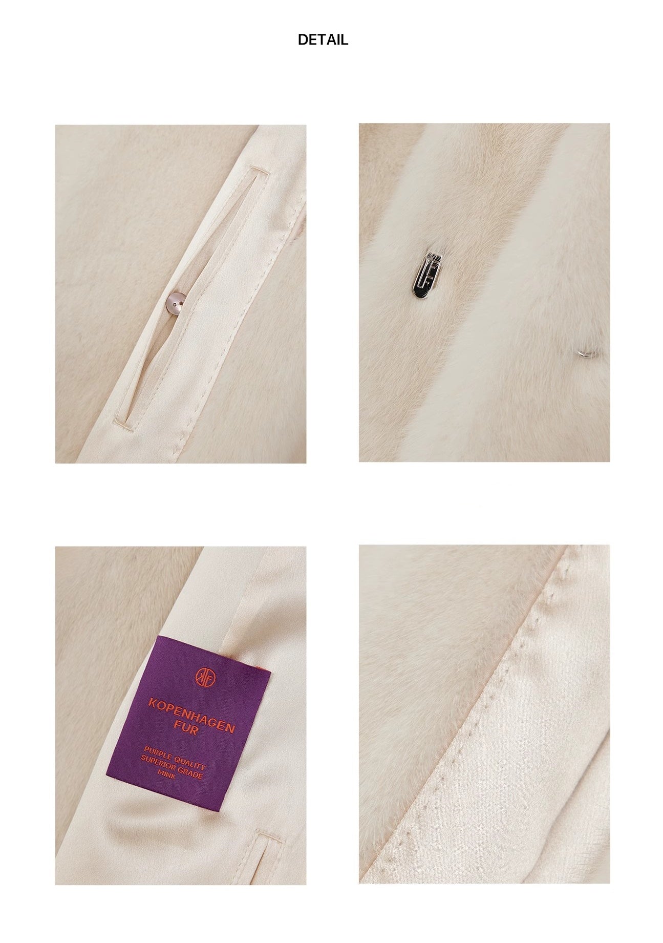 Chaqueta de Visón Louvre con Cuello en V – Edición Premium Women's Fashion - Women's Clothing - Jackets & Coats - Real Fur | Zulter VIP .