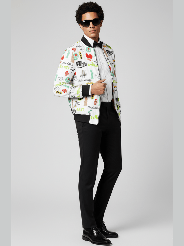 Chaqueta exclusiva de edición limitada con diseño urbano Manhattan Mosaic Sunset Men's Fashion - Men's Clothing - Jackets & Coats - Jackets | Zulter VIP .