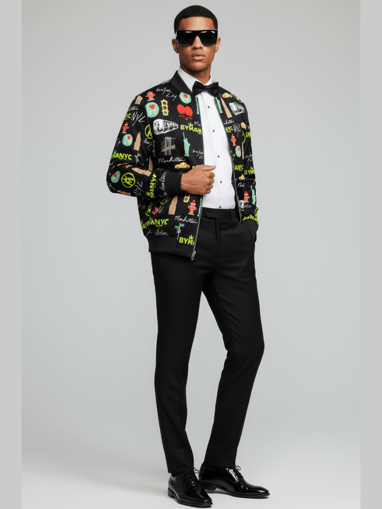 Chaqueta exclusiva de edición limitada con diseño urbano Manhattan Mosaic Men's Fashion - Men's Clothing - Jackets & Coats - Jackets | Zulter VIP .