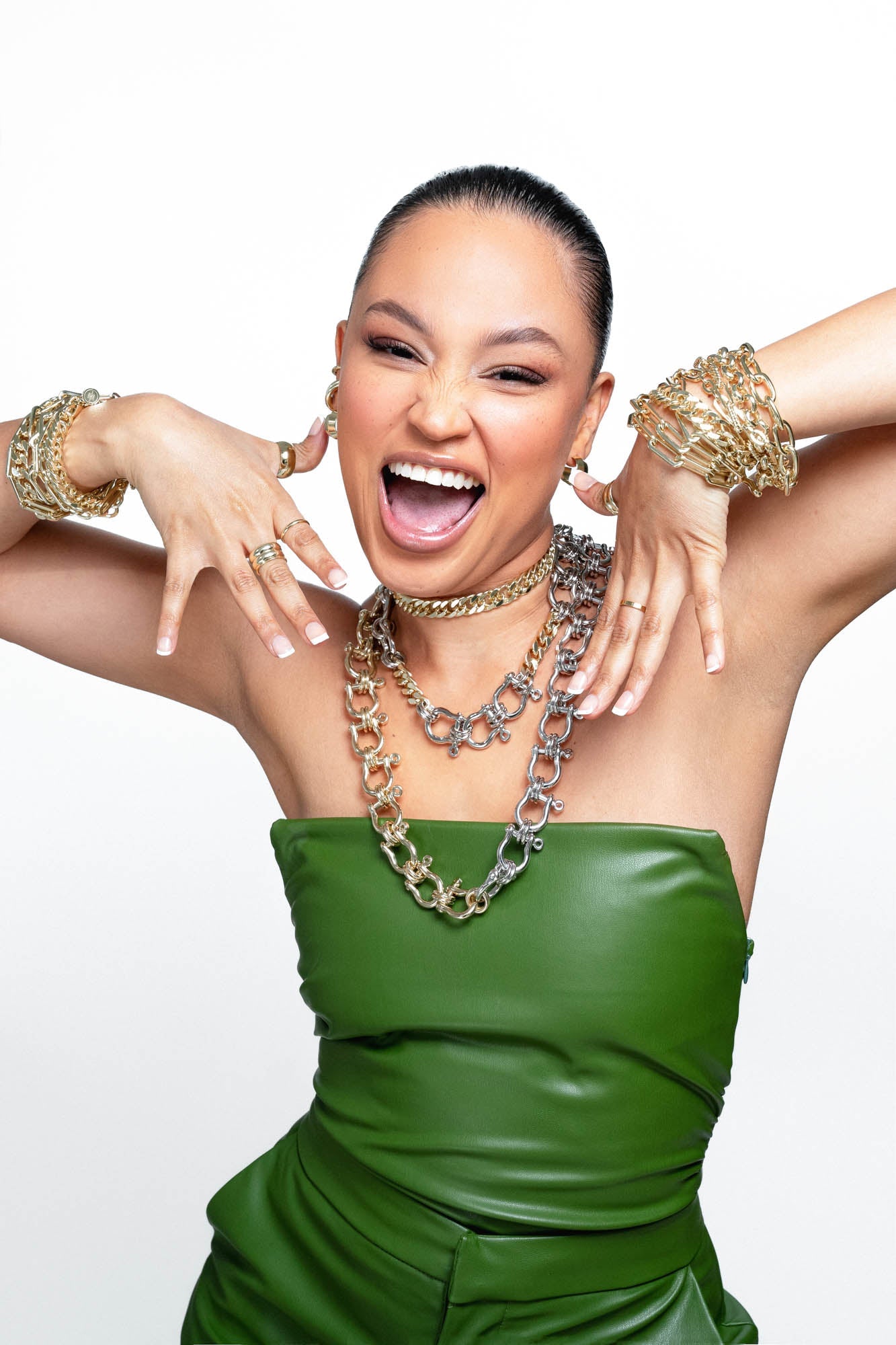 Collar de dos tonos en acabado premium con cierre de seguridad Jewelry & Accessories - Necklaces & Pendants - Chain Necklaces | Zulter VIP .