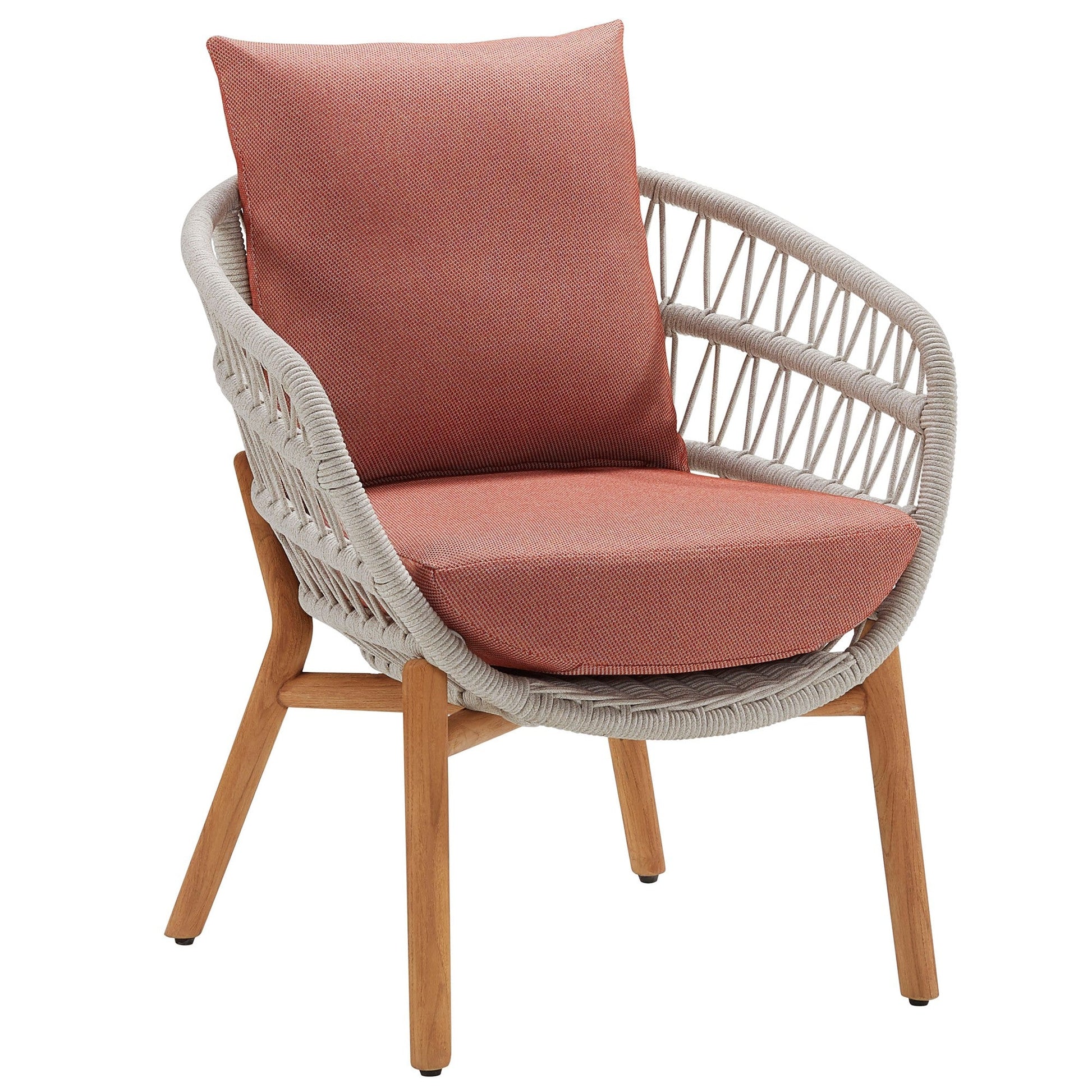 Comedor exterior de teca maciza para 7 personas con diseño cálido y cojines premium Home & Garden - Furniture - Outdoor Furniture - Garden Sets | Zulter VIP .