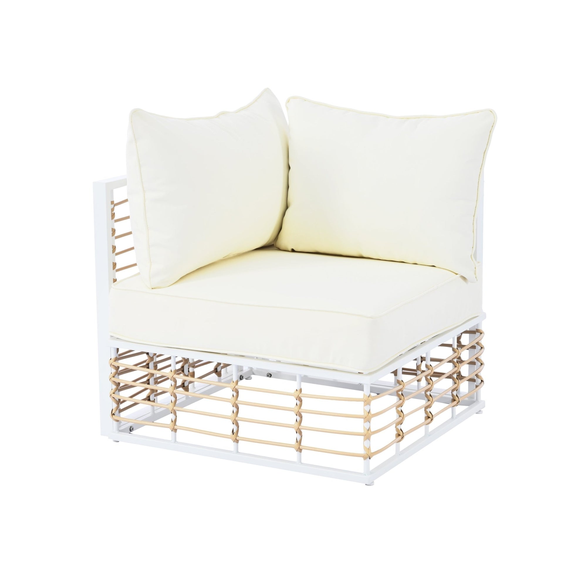 Conjunto de sofás de exterior minimalista de lujo – 7 piezas exclusivas Home & Garden - Furniture - Home Furniture - Living Room Furniture | Zulter VIP