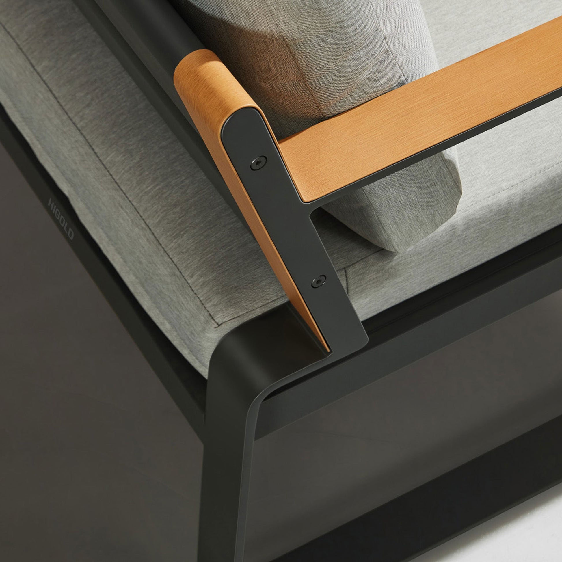 Conjunto exterior Denea de 5 plazas con sofás y mesa de centro en aluminio premium Home & Garden - Furniture - Outdoor Furniture - Garden Sets | Zulter VIP .