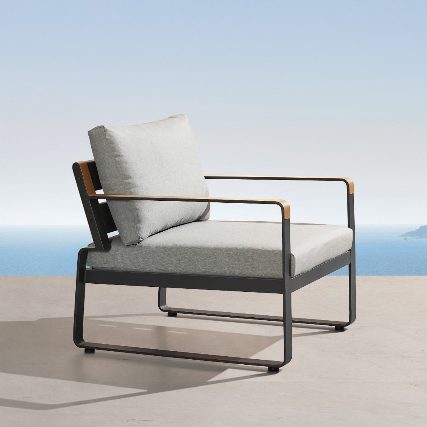 Conjunto exterior Denea de 5 plazas con sofás y mesa de centro en aluminio premium Home & Garden - Furniture - Outdoor Furniture - Garden Sets | Zulter VIP .