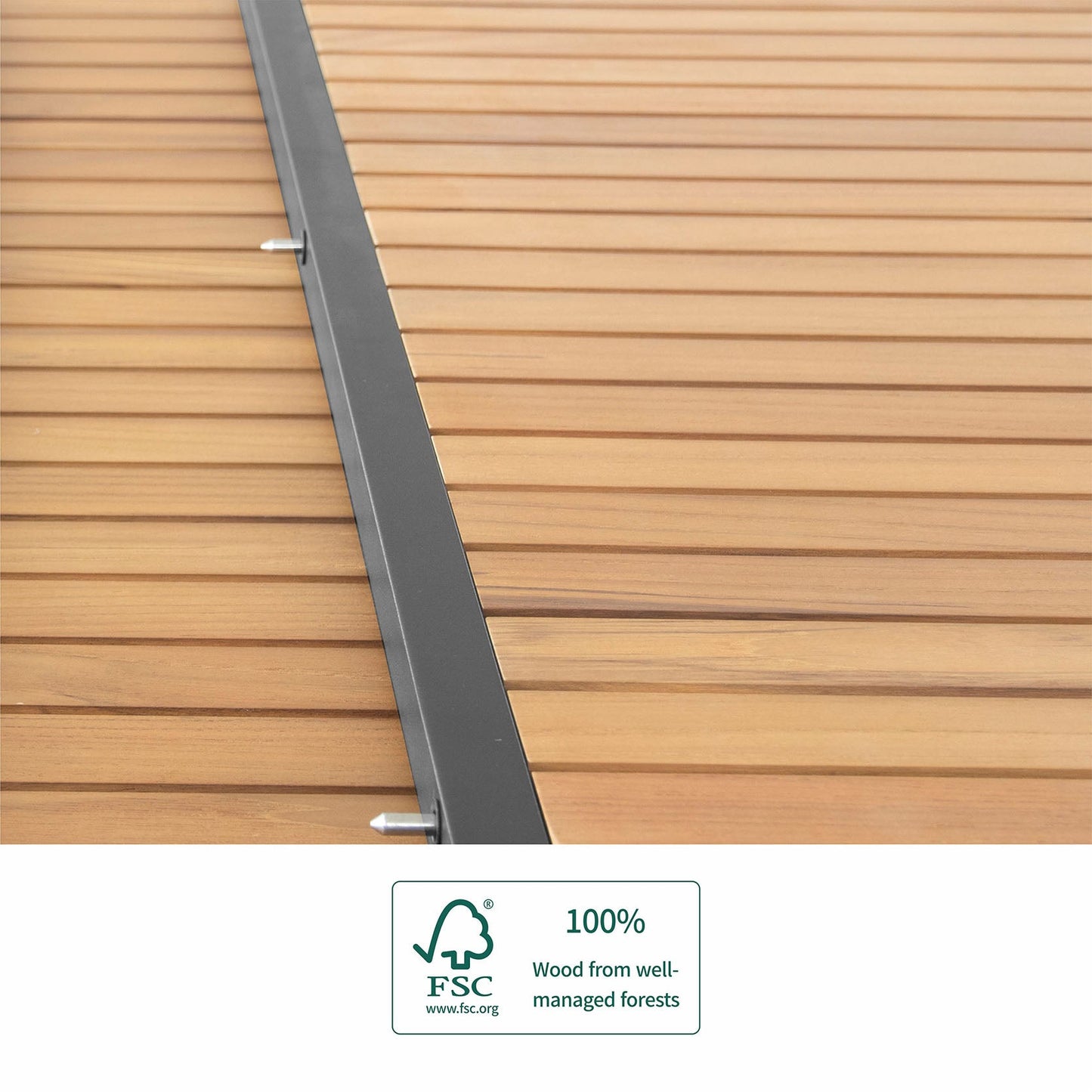 Conjunto exterior Heck para 12 personas con mesa extensible y sillas apilables en acabado carbón Home & Garden - Furniture - Outdoor Furniture - Garden Sets | Zulter VIP .