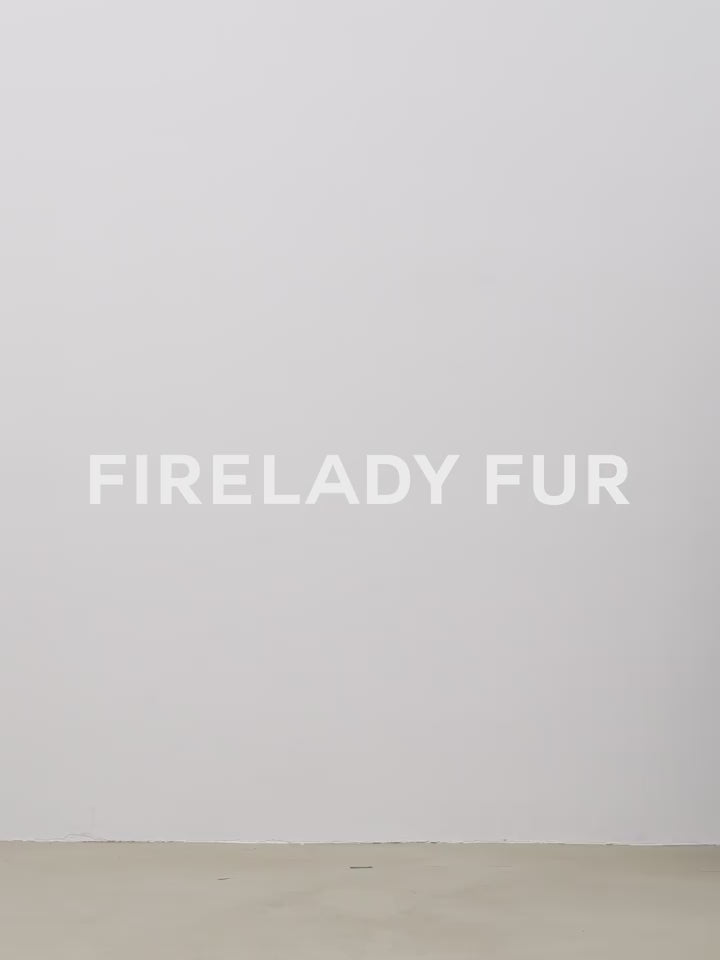 Sheepskin and merino wool long coat - Asymmetric style Mocha Phantom