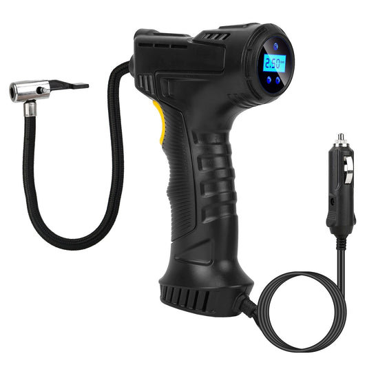 "Tragbarer digitaler Inflator mit LED-Licht - Pumpen Sie Ihr Auto in 5 Minuten auf".