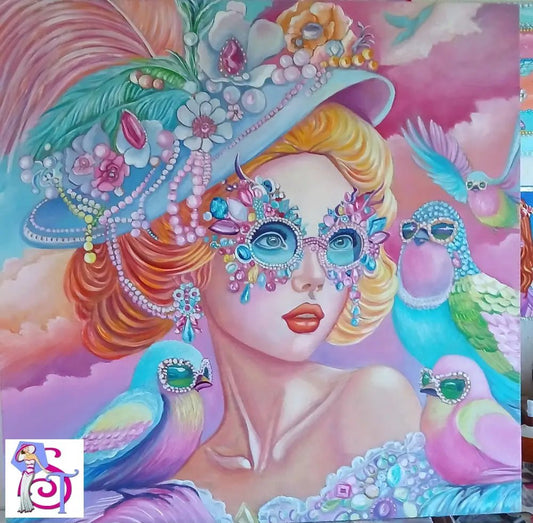 “El Paisaje Maravilloso” – obra original de Sharon Tatem Home & Garden - Home Decor - Painting & Calligraphy | Zulter VIP .