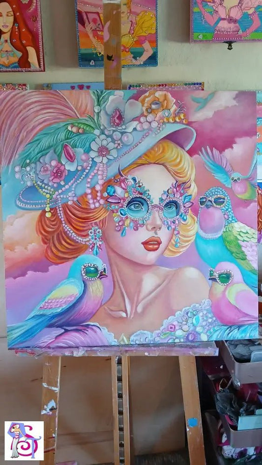 “El Paisaje Maravilloso” – obra original de Sharon Tatem Home & Garden - Home Decor - Painting & Calligraphy | Zulter VIP .