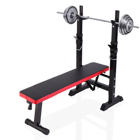 Estación de entrenamiento multifuncional plegable con banco ajustable y soporte para sentadillas Sports & Entertainment - Fitness & Body Building - Fitness Equipments | Zulter VIP