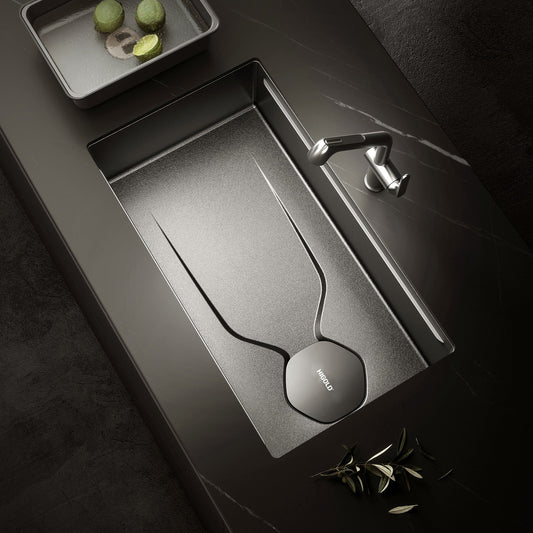 Fregadero de cocina bajo encimera de 30” (74,9 cm) en acero inoxidable, acabado cepillado mate Home & Garden - Kitchen, Dining & Bar | Zulter VIP .