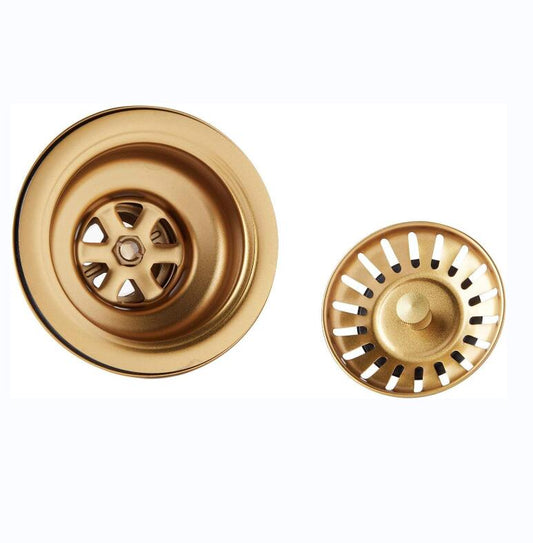 Fregadero de cocina de 30” con un solo seno, instalación bajo encimera, acabado Nano PVD Oro / Oro Rosa, con accesorios incluidos Home & Garden - Home Improvement - Kitchen Fixtures - Kitchen Sinks | Zulter VIP .