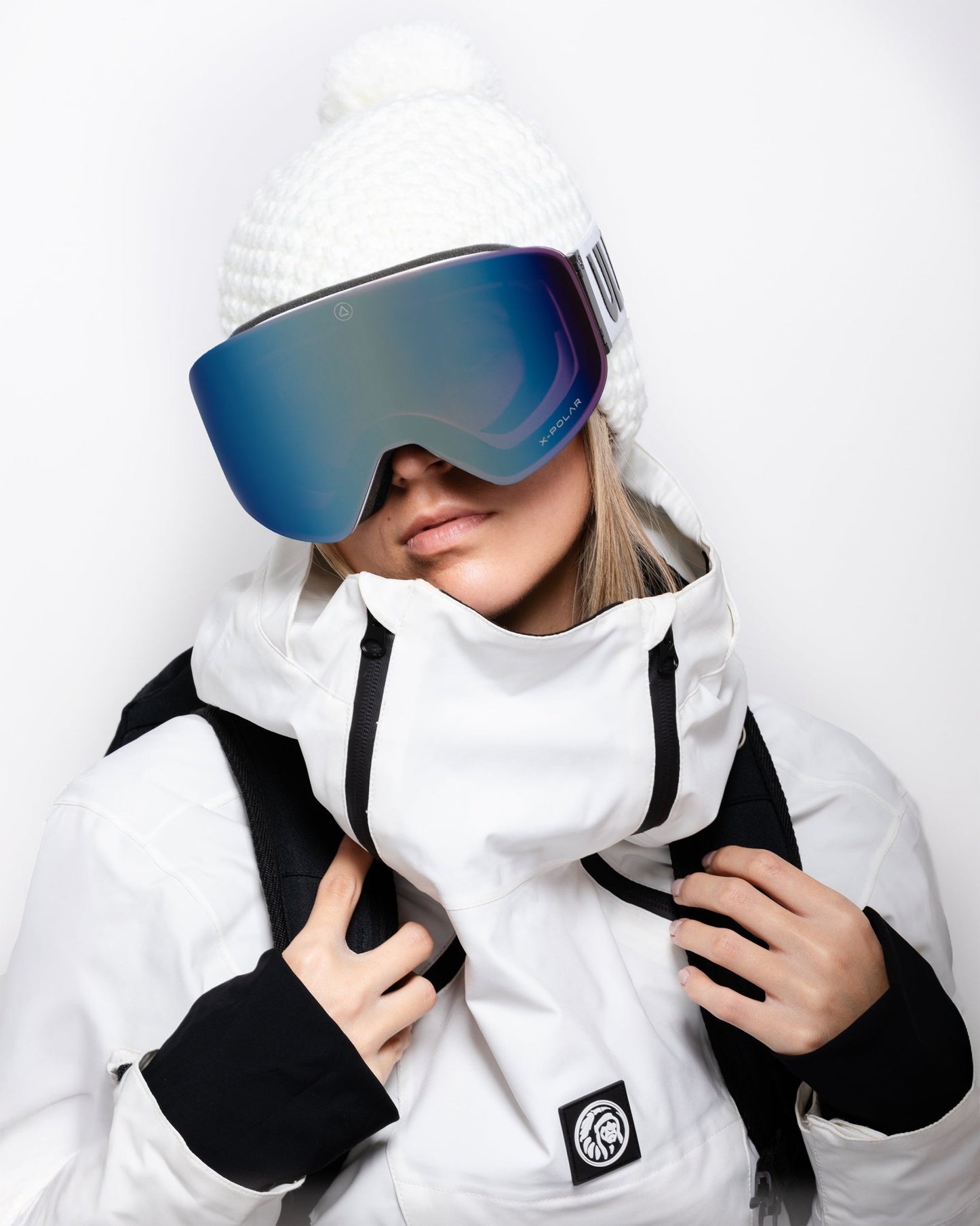 Gafas Freeride Acero Blanco/Azul Sports & Entertainment - Skiing & Snowboarding | Zulter VIP .