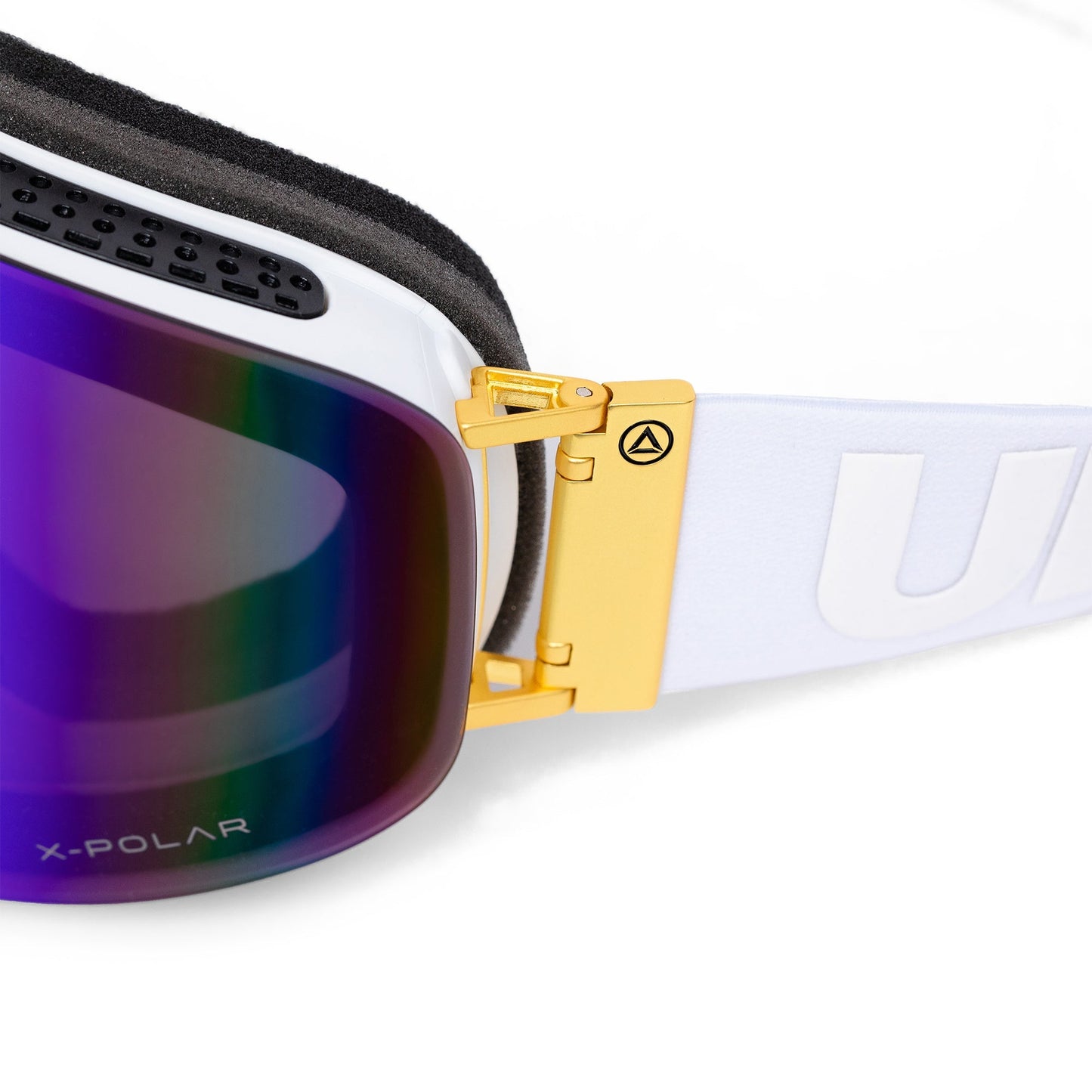 Gafas premium de alto rendimiento para nieve – Blanco/Oro Sports & Entertainment - Skiing & Snowboarding - Skiing Eyewear | Zulter VIP .