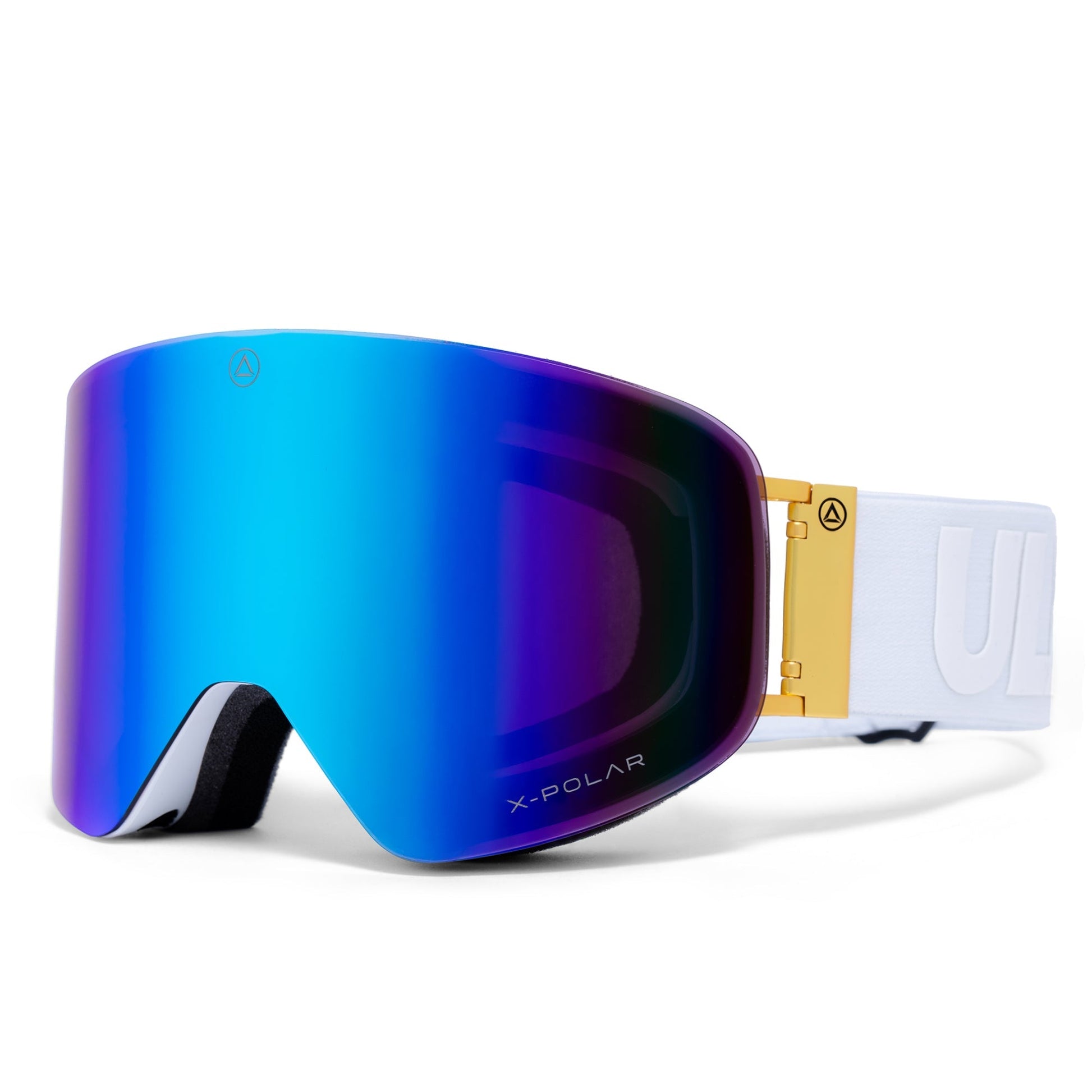 Gafas premium de alto rendimiento para nieve – Blanco/Oro Sports & Entertainment - Skiing & Snowboarding - Skiing Eyewear | Zulter VIP .