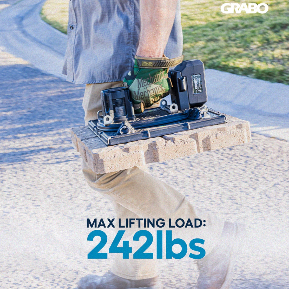 GRABO High Flow – Elevador de Vacío Inalámbrico para Materiales Porosos hasta 110 kg Tools - Lifting Tools & Accessories | Zulter VIP .
