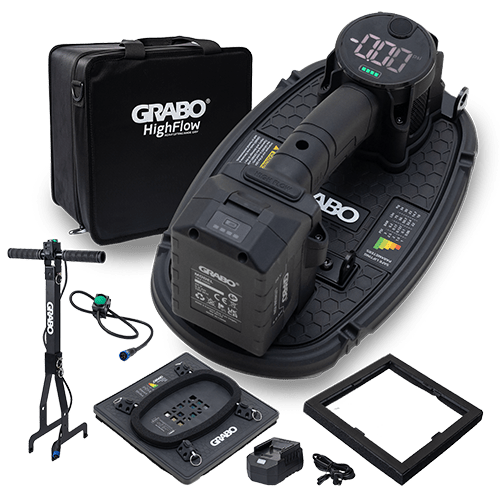 GRABO High Flow – Elevador de Vacío Inalámbrico para Materiales Porosos hasta 110 kg Tools - Lifting Tools & Accessories | Zulter VIP .