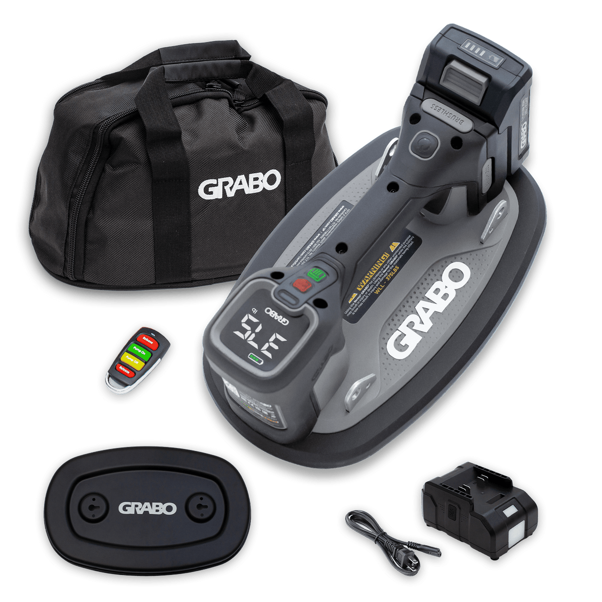 GRABO Pro Brushless Gripster 170 kg – Ventosa Eléctrica Inalámbrica con Control Remoto Tools - Lifting Tools & Accessories | Zulter VIP .