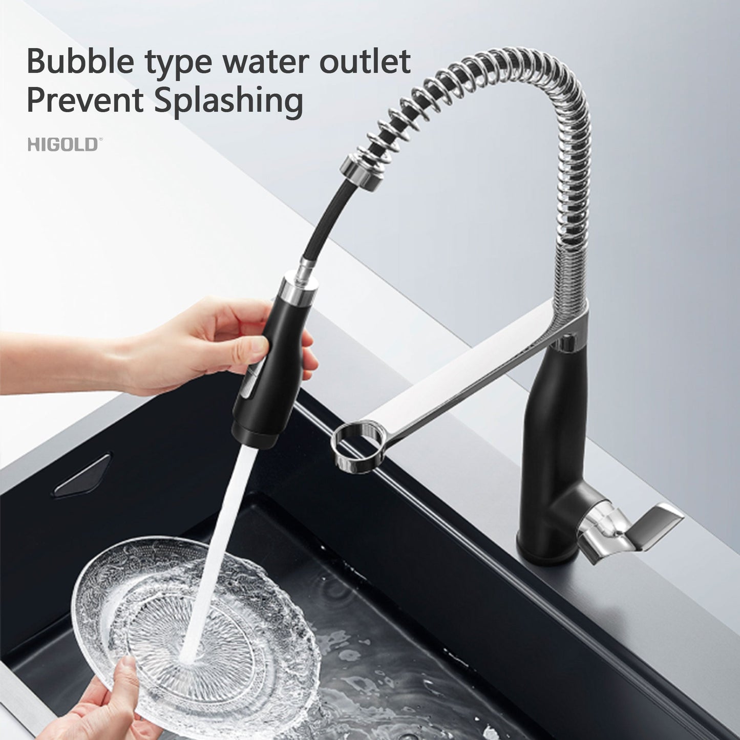 Grifo de cocina extraíble con diseño de cuello de cisne – Acero inoxidable premium Home & Garden - Home Improvement - Kitchen Fixtures - Kitchen Faucets | Zulter VIP .