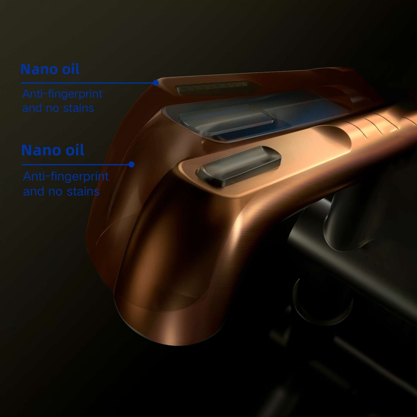 Grifo de cocina extraíble monomando – Acabado negro y dorado Home & Garden - Home Improvement - Kitchen Fixtures - Kitchen Faucets | Zulter VIP .