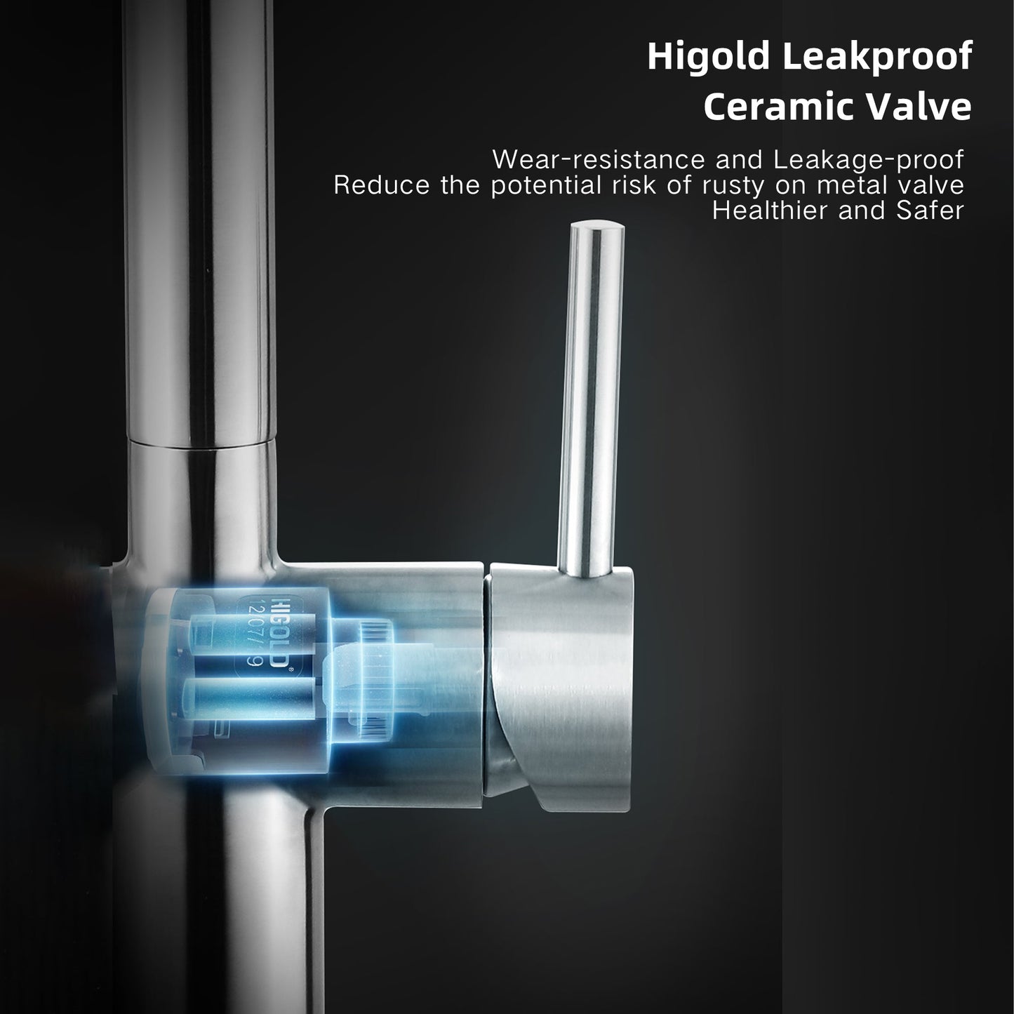 Grito de cocina monomando extraíble – Acabado oro negro / níquel cepillado Home & Garden - Home Improvement - Kitchen Fixtures - Kitchen Faucets | Zulter VIP .