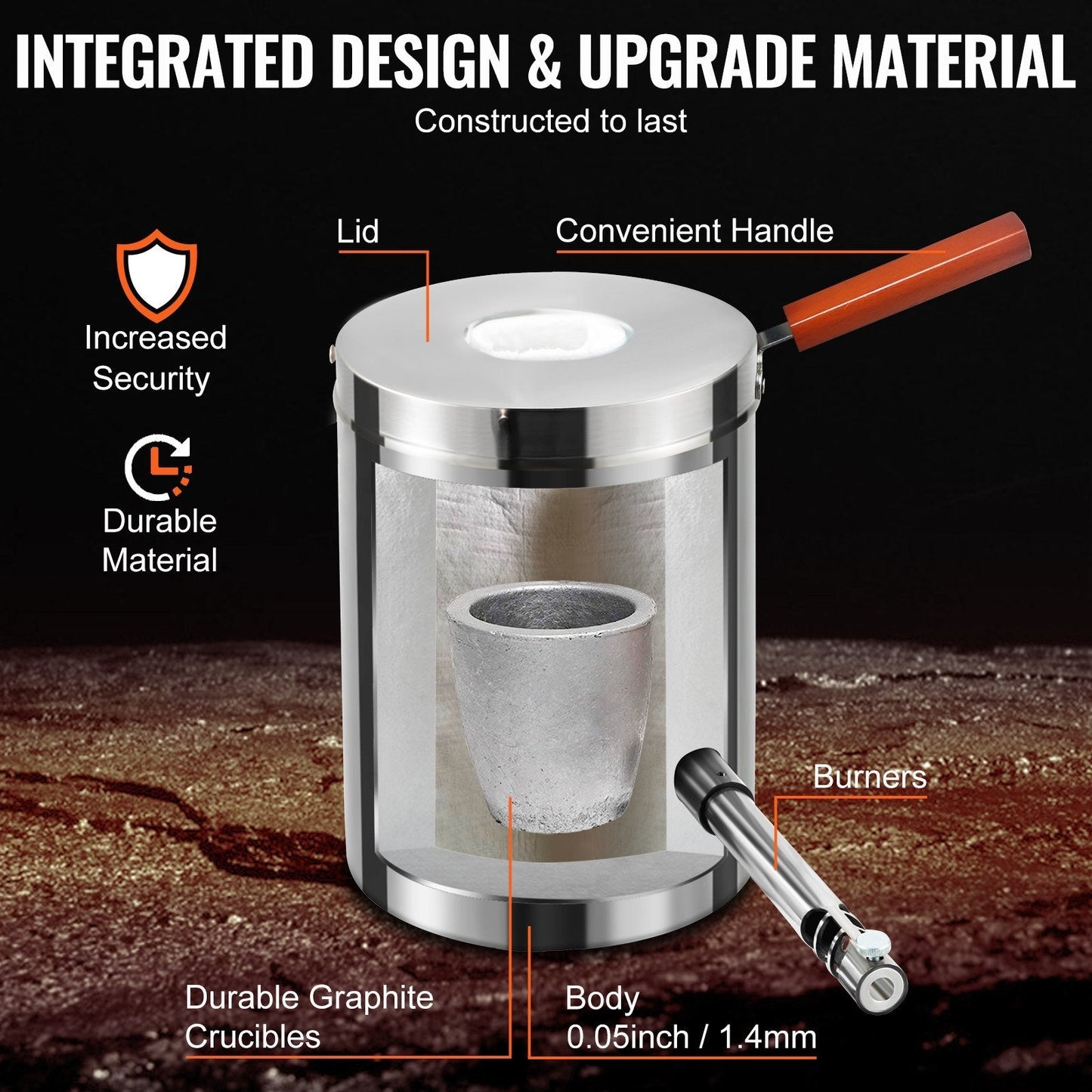 🔥 Horno de fundición a propano 6 kg – Convierte metales en tesoros Home & Garden - Home Improvement - Home Appliances - Kitchen Appliances | Zulter VIP