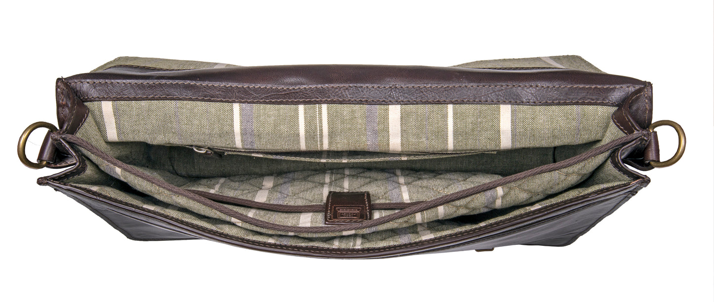 Hidesign Premium Leather Executive Briefcase - Luxury, Durability, and Professional Style