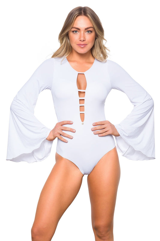 Jessie – Traje de Baño Blanco de Una Pieza · Elegancia Premium y Estilo Atemporal Sports & Entertainment - Swimming - One - Piece Suits | Zulter VIP .