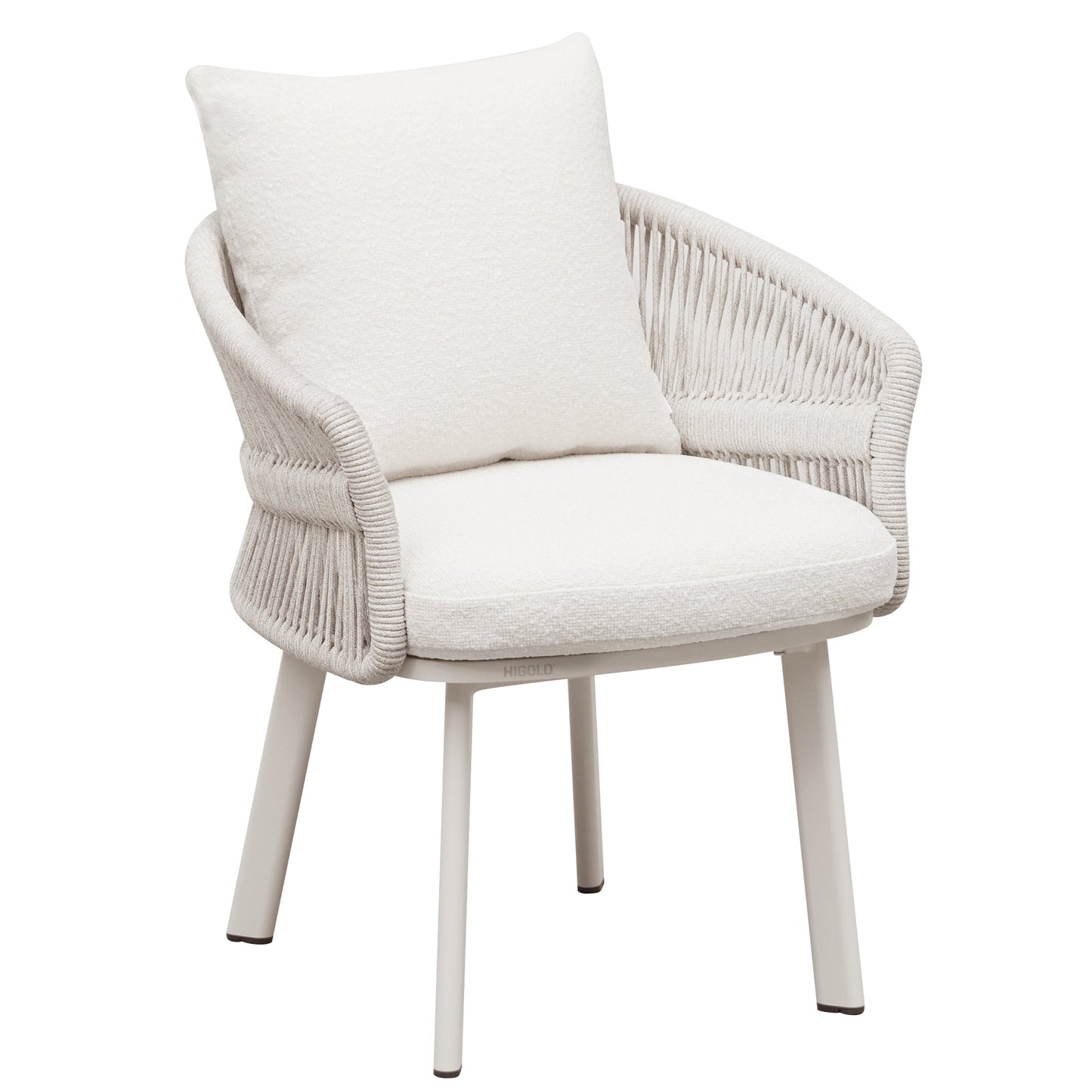 Juego de comedor exterior de lujo HI GOLD – Set de 7 piezas en teca con cojines blancos premium Home & Garden - Furniture - Outdoor Furniture - Garden Sets | Zulter VIP