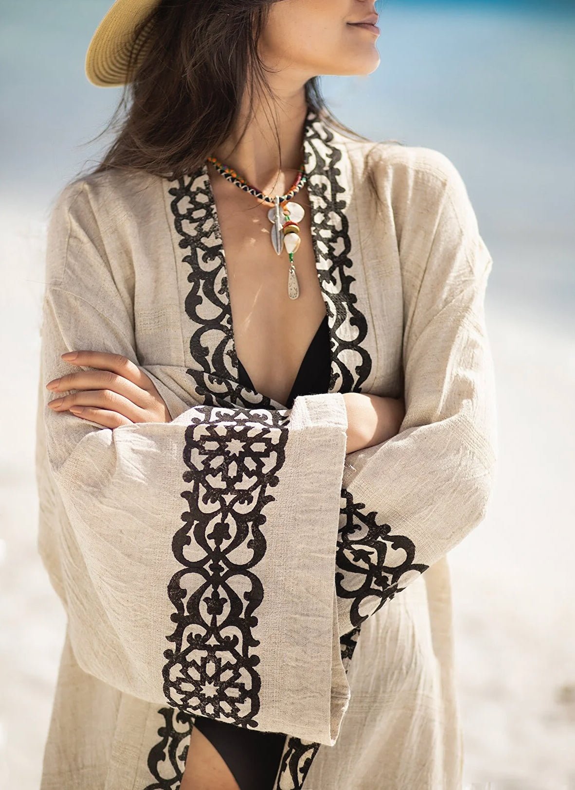 Kimono de lino de la diosa Beauty & Health - Bath & Shower - Bath | Zulter VIP .