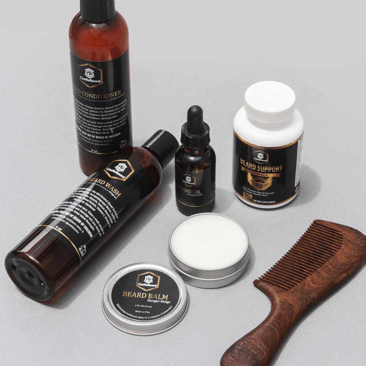 Kit Premium de Cuidado de Barba 7 en 1 – Hidratación, Estilo y Fuerza Beauty & Health - Men's Grooming - Men's Hair Care | Zulter VIP