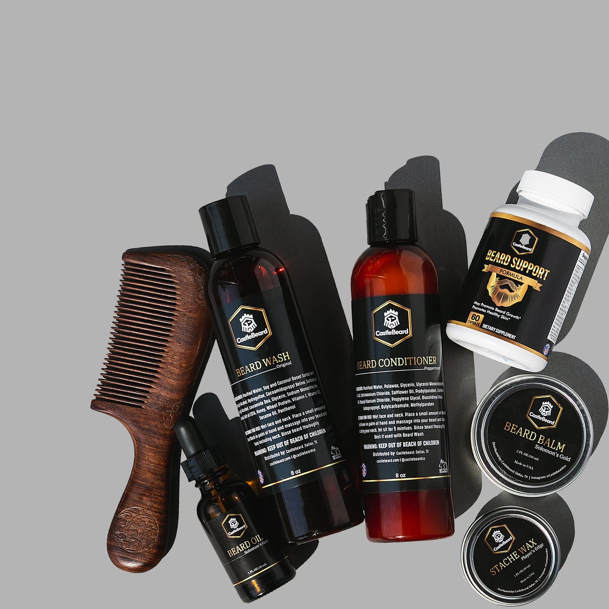 Kit Premium de Cuidado de Barba 7 en 1 – Hidratación, Estilo y Fuerza Beauty & Health - Men's Grooming - Men's Hair Care | Zulter VIP