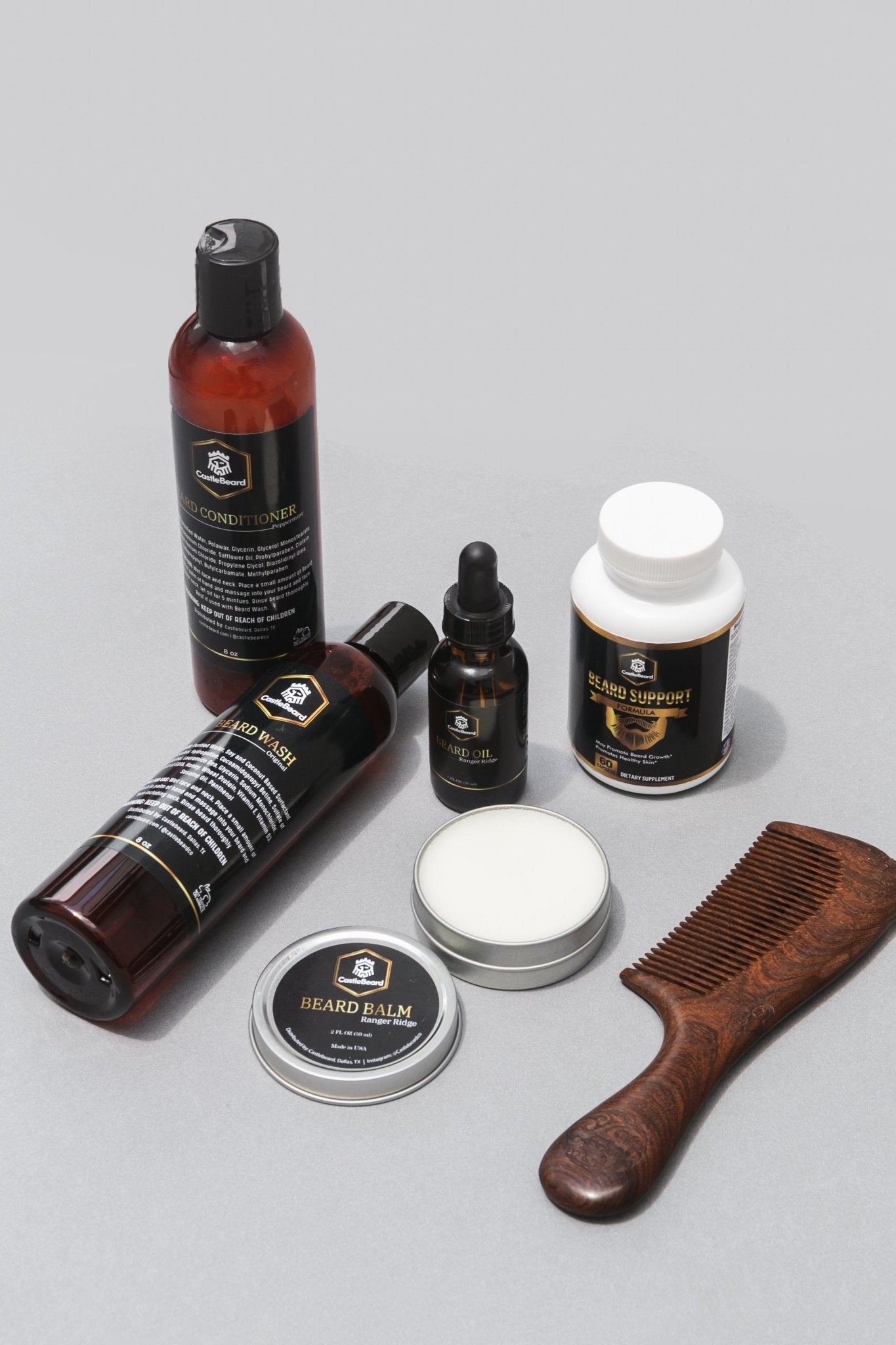 Kit Premium de Cuidado de Barba 7 en 1 – Hidratación, Estilo y Fuerza Beauty & Health - Men's Grooming - Men's Hair Care | Zulter VIP