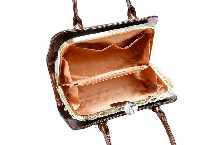 Maleta de 3 piezas en piel vegana con bolso y cartera a juego Bags & Luggage - Women's Bags - Backpacks | Zulter VIP .