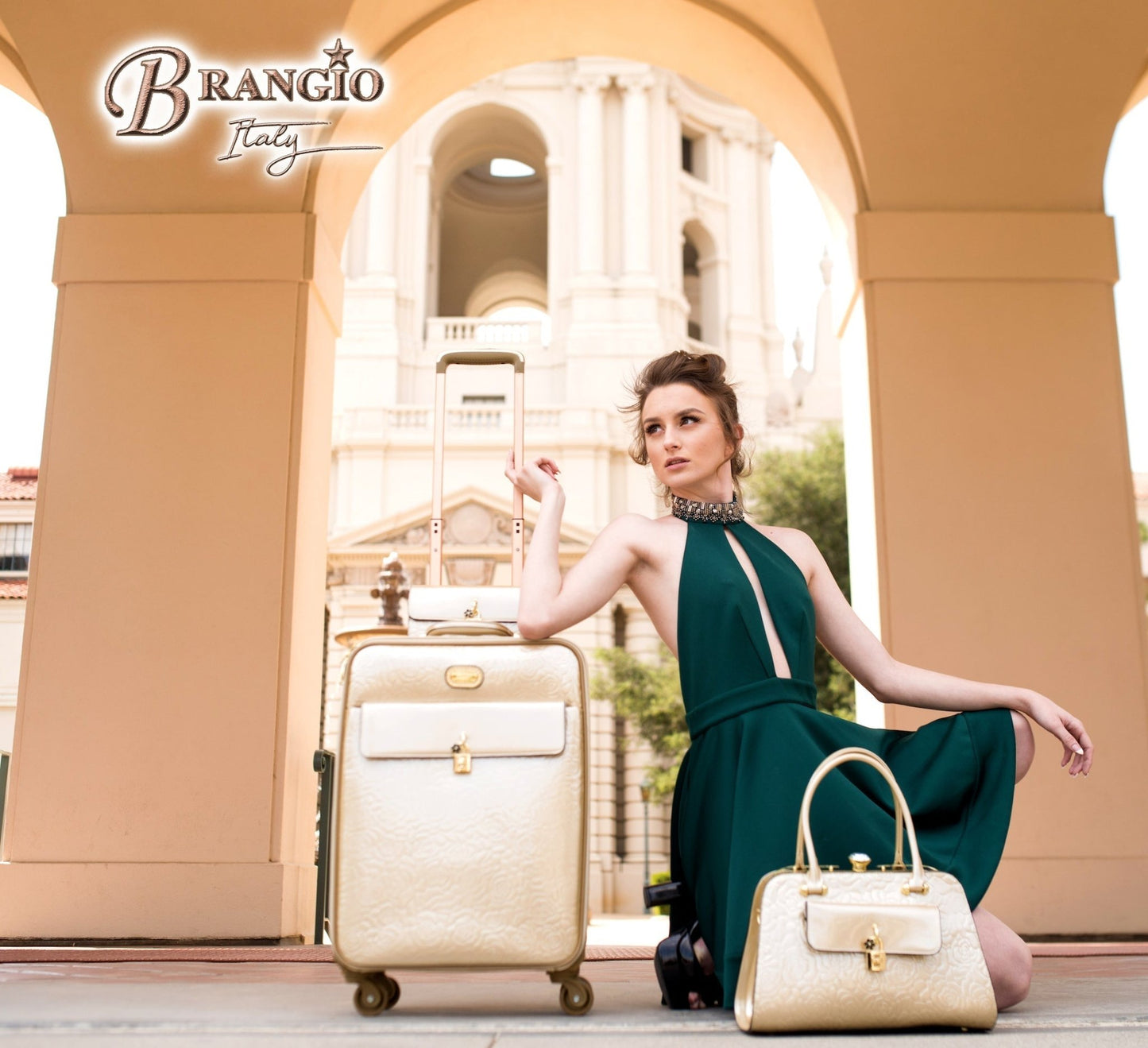 Maleta de 3 piezas en piel vegana con bolso y cartera a juego Bags & Luggage - Women's Bags - Backpacks | Zulter VIP .