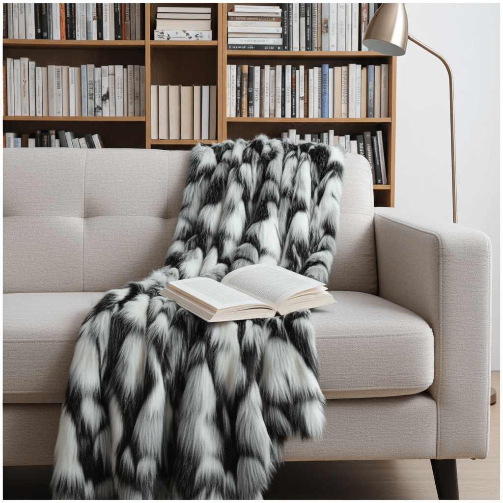 Manta premium de lujo con acabado tipo zorro tibetano ultrasuave Home & Garden - Home Textile - Pillows | Zulter VIP .