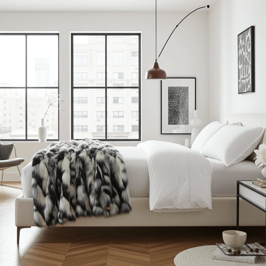 Manta premium de lujo con acabado tipo zorro tibetano ultrasuave Home & Garden - Home Textile - Pillows | Zulter VIP .