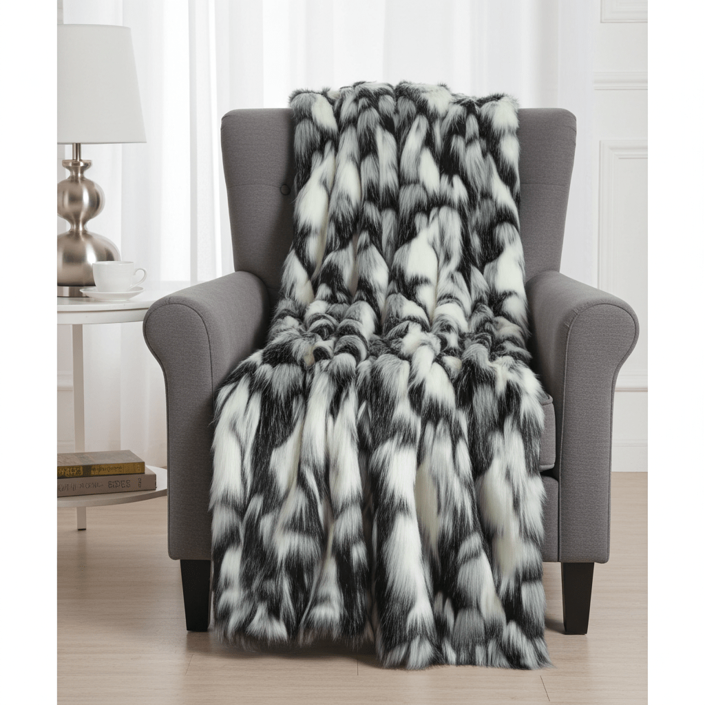 Manta premium de lujo con acabado tipo zorro tibetano ultrasuave Home & Garden - Home Textile - Pillows | Zulter VIP .