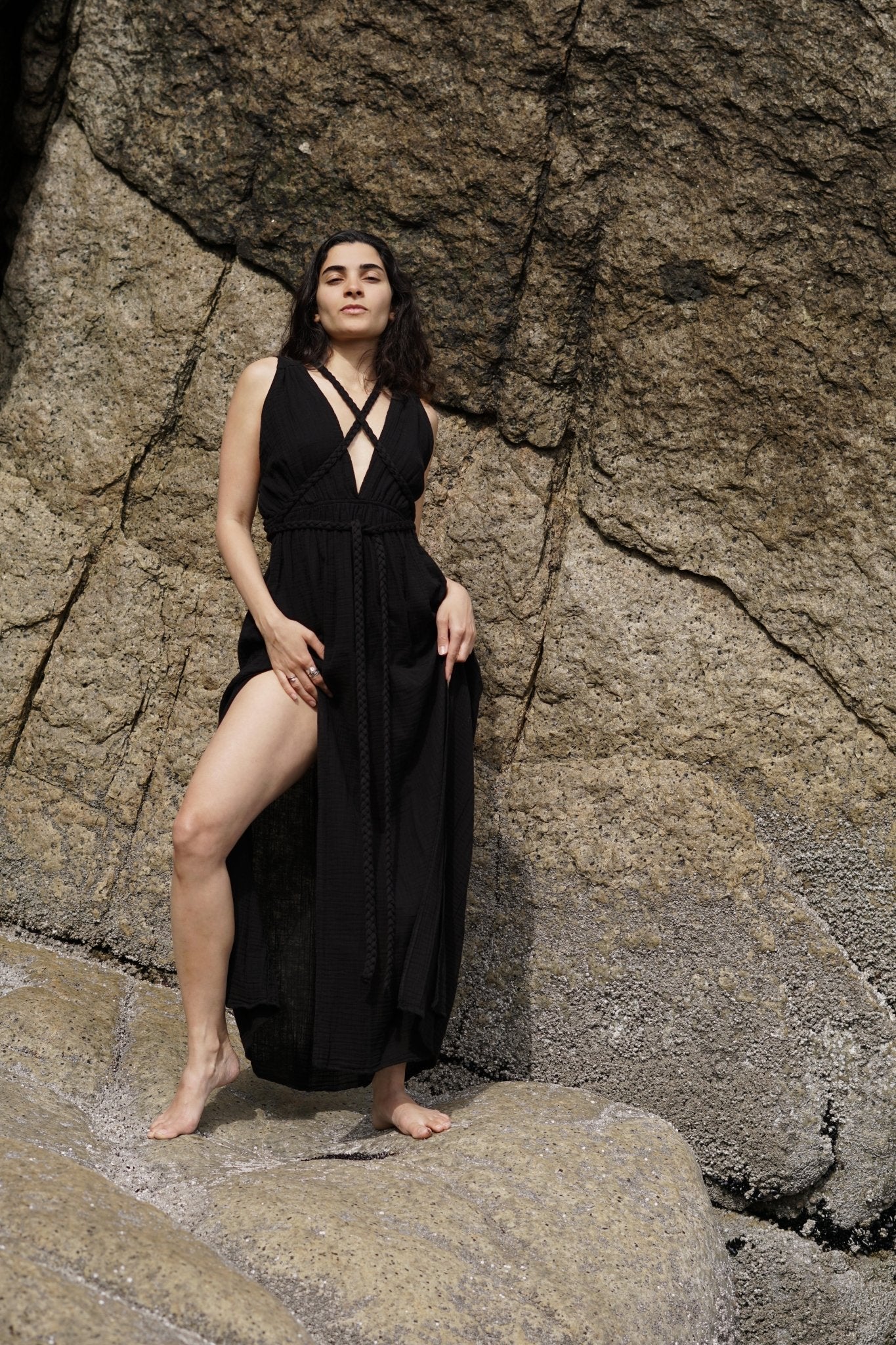 Marea Lunar – Vestido Largo Bohemio de Algodón Orgánico y Estilo Atemporal Women's Fashion - Weddings & Events - Evening Dresses | Zulter VIP