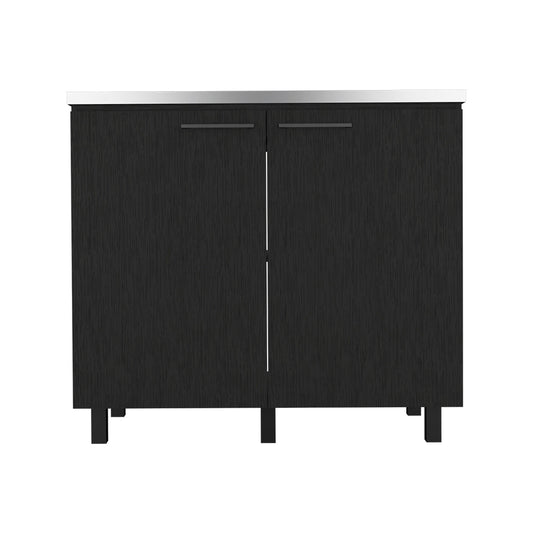 Mueble fregadero Burwood negro con fregadero integrado y amplio almacenamiento Home & Garden - Furniture - Home Furniture - Kitchen Furniture | Zulter VIP