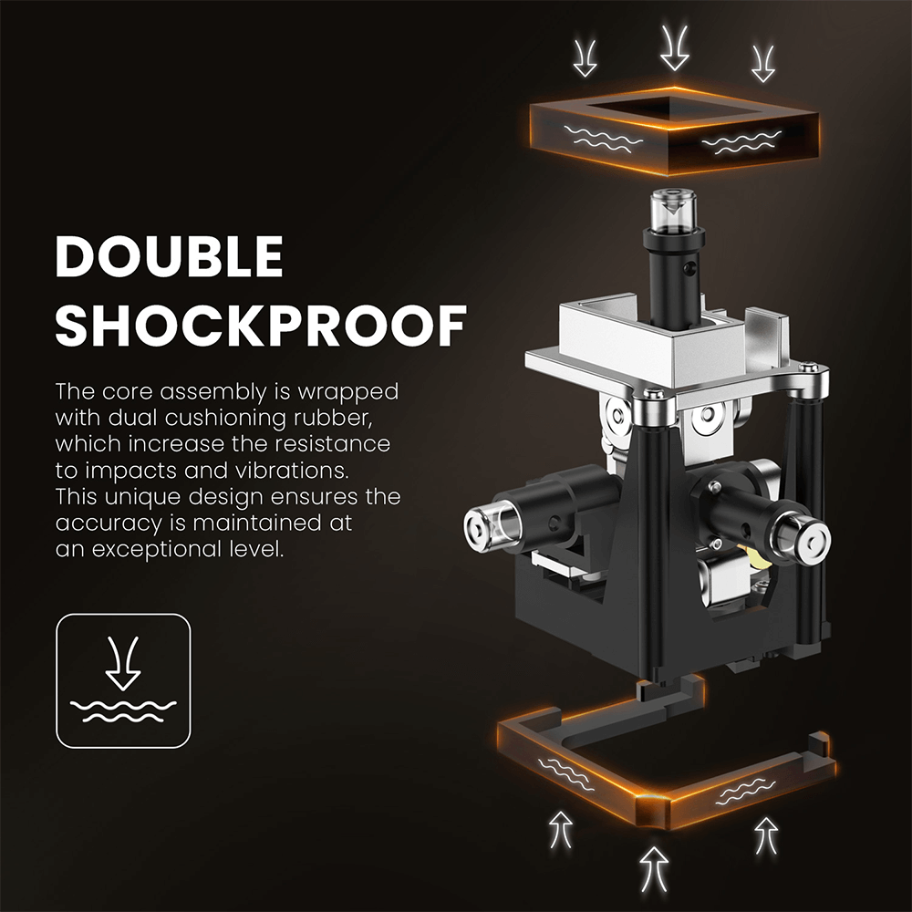 Nivel láser profesional Dovoh H3 - 360G con receptor – Kit completo Tools - Measurement & Analysis Instruments - Level Measuring Instruments | Zulter VIP .