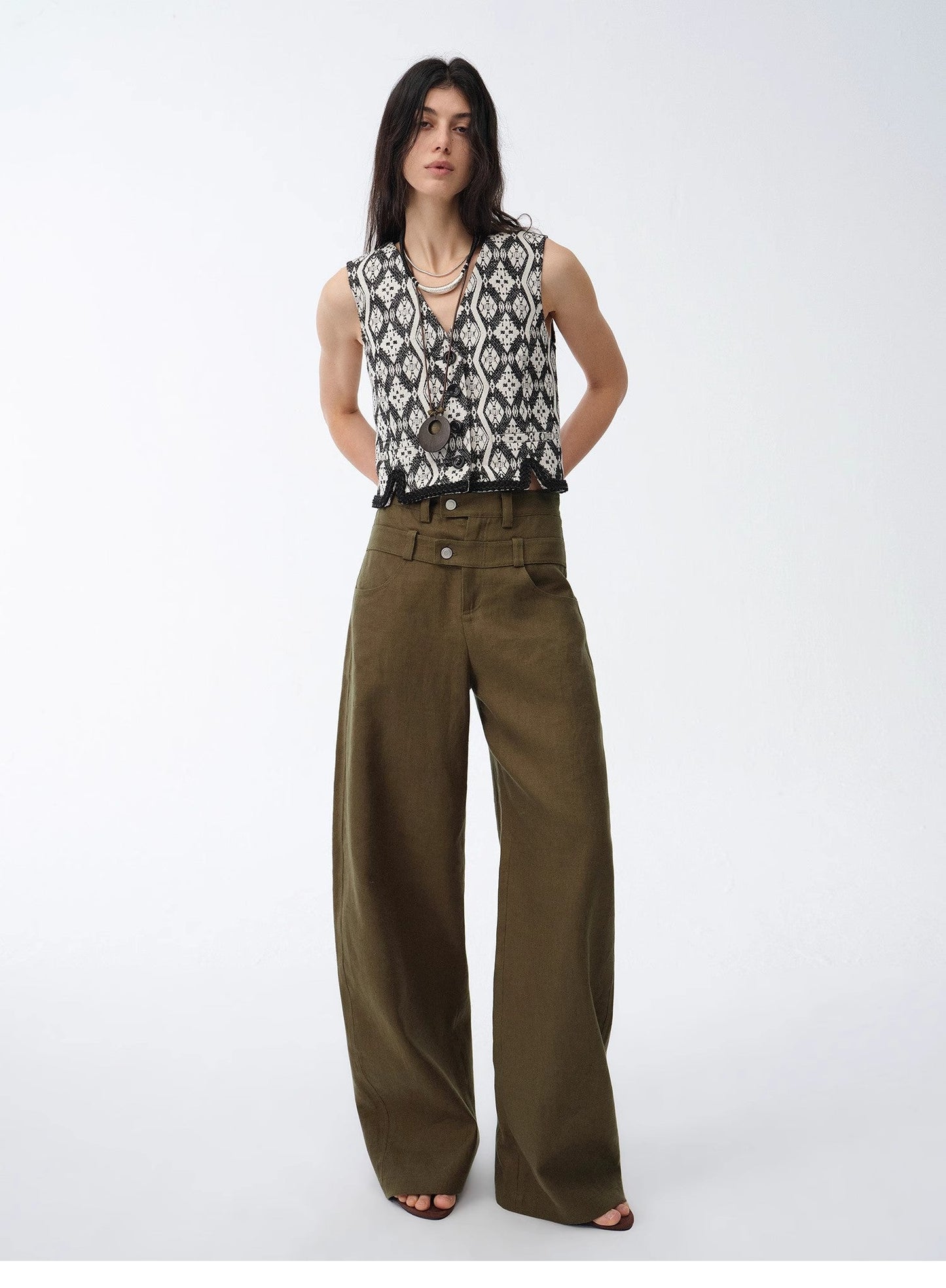 Pantalón de Lino Premium Old Money – Elegancia Atemporal Women's Fashion - Women's Clothing - Bottoms - Pants & Capris | Zulter VIP